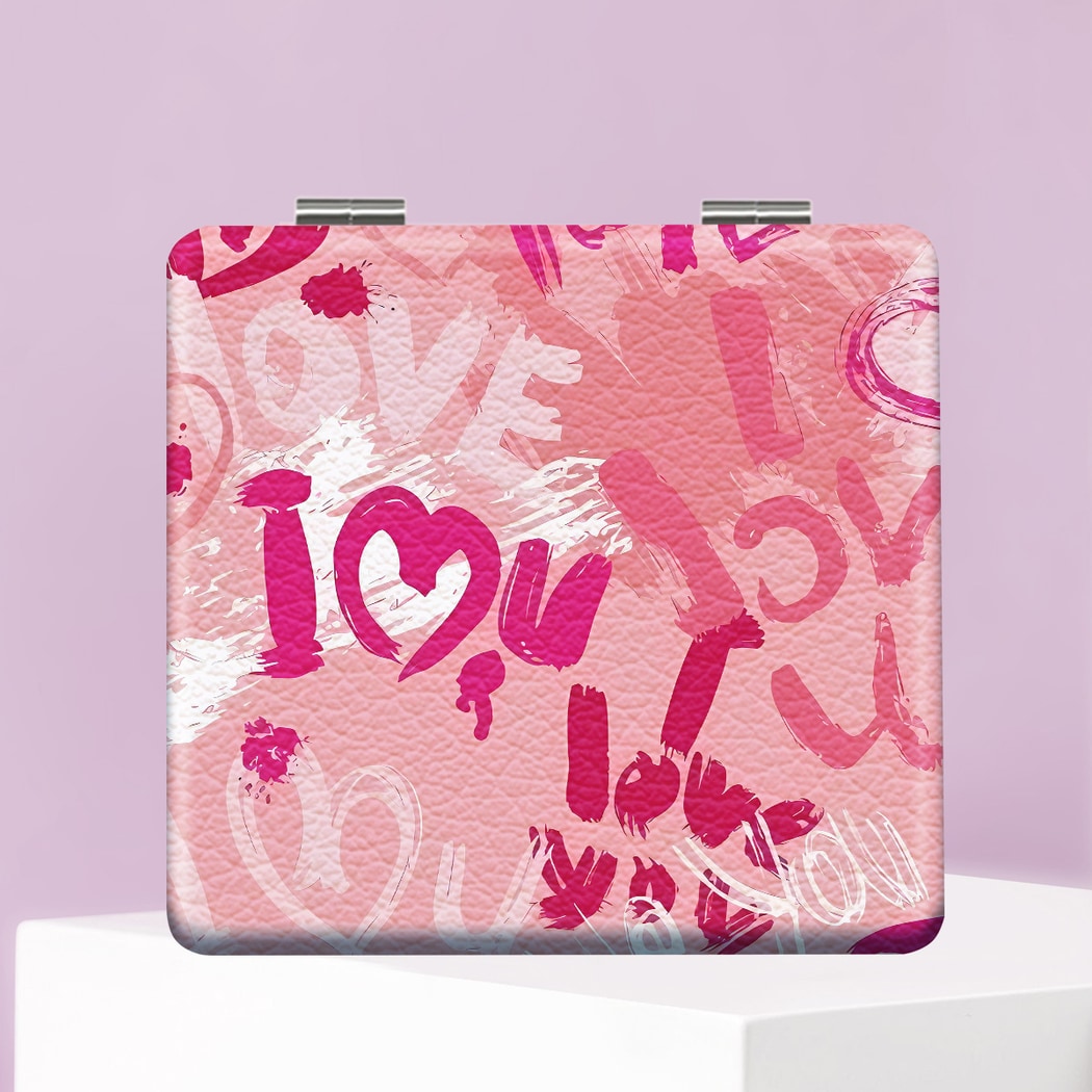 Mirroray - Y2K Pattern Portable Folding Makeup Mirror