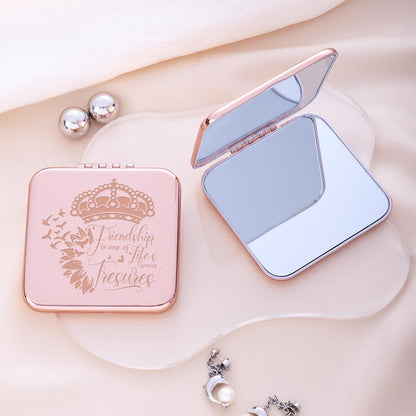 Mirroray - Portable Alloy and Glass Handheld Makeup Mirror