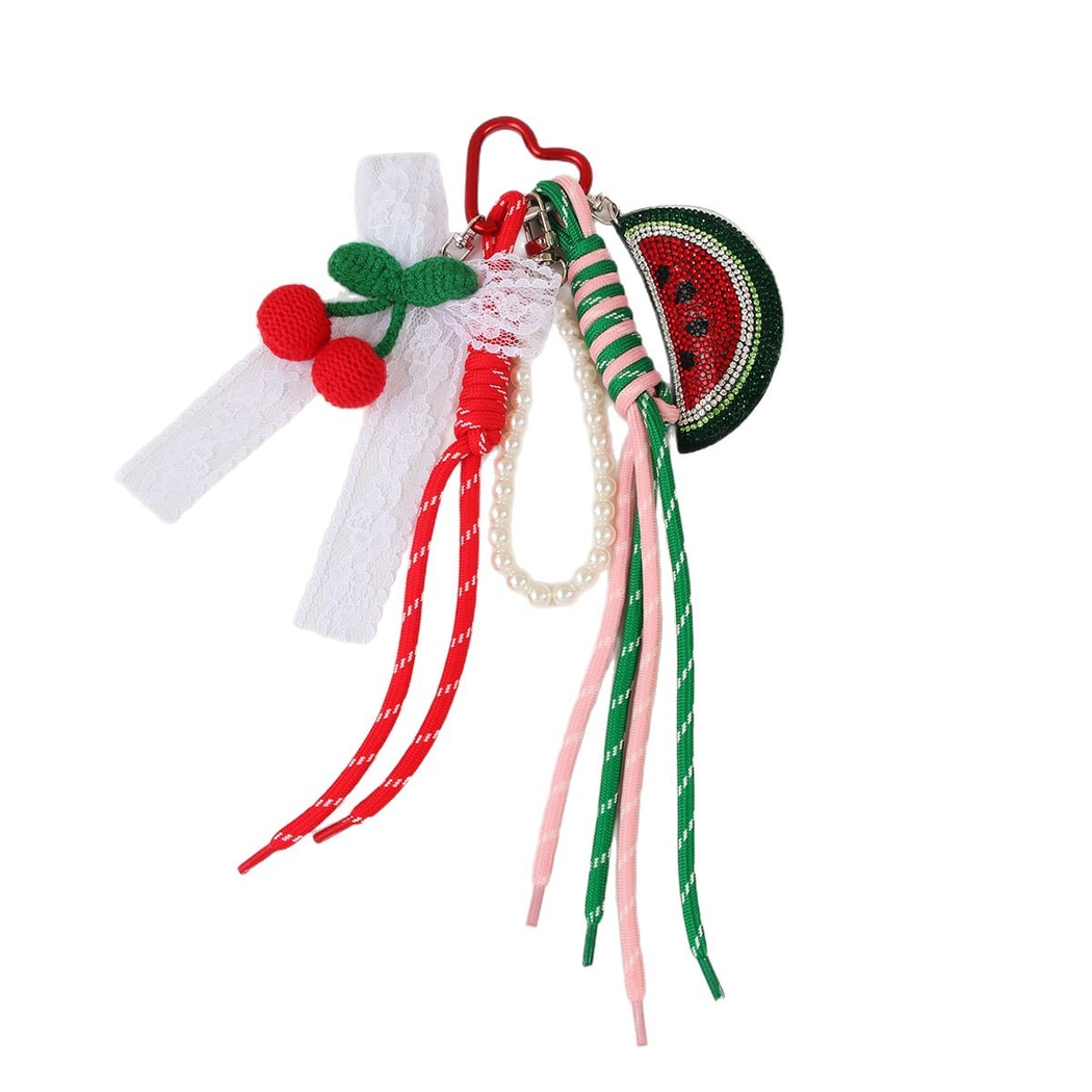 Keypus - Watermelon Tassel Bag Pendant Keychain