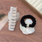Beau - Chic Flower Scrunchie Claw Clip