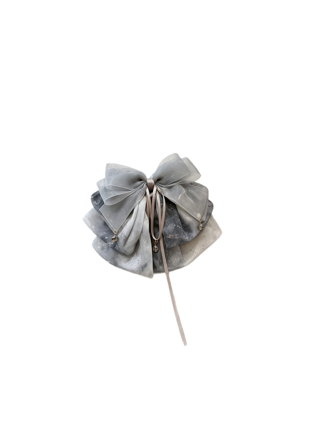 Beau - Draped Bow Half Up Ponytail Hair Claw Clip