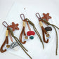 Keypus - Lucky Star Faux Leather Keychain