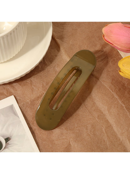 Beau - Oval Shaped Pretty Hair Clip
