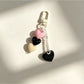 Keypus - Modern Minimalist Heart Bag Charm Keychain
