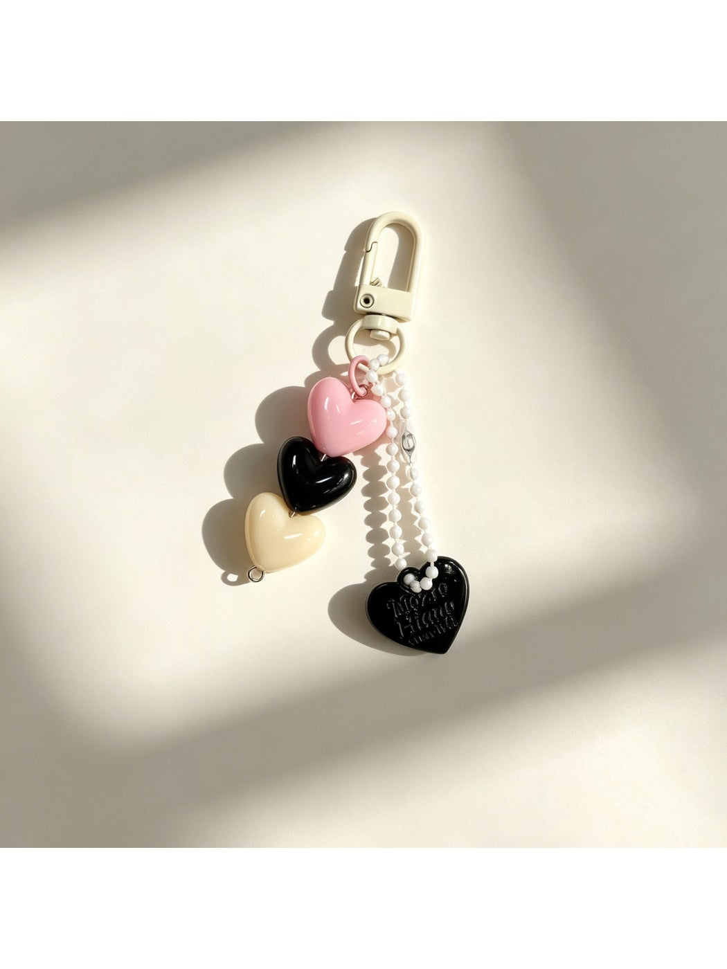 Keypus - Modern Minimalist Heart Bag Charm Keychain