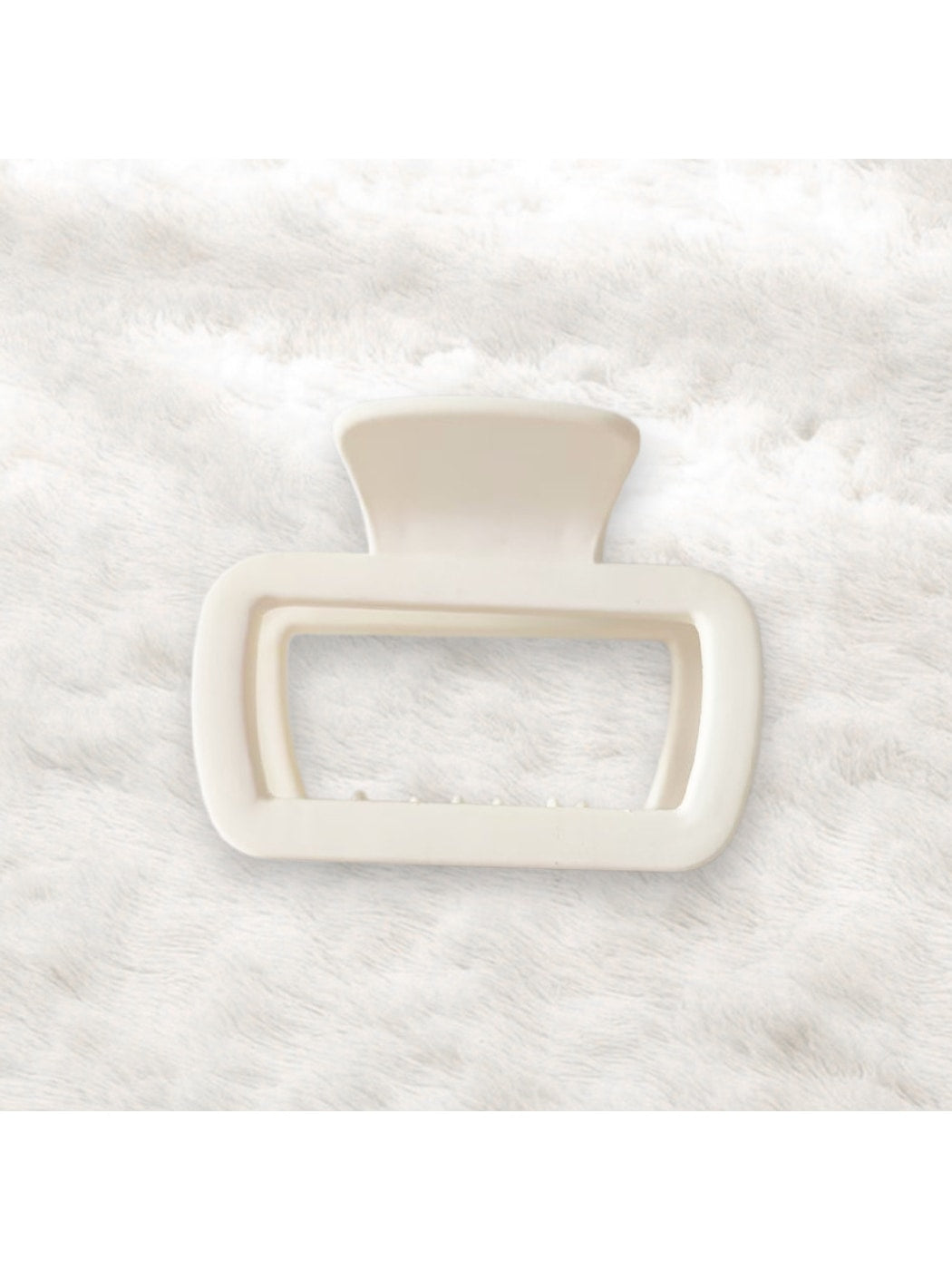 Beau - Modern Hollow Square Plastic Hair Claw Clip