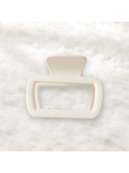 Beau - Modern Hollow Square Plastic Hair Claw Clip