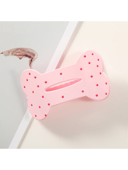 Beau - Polka Dot Cloud Shape PC Duckbill Hair Clip