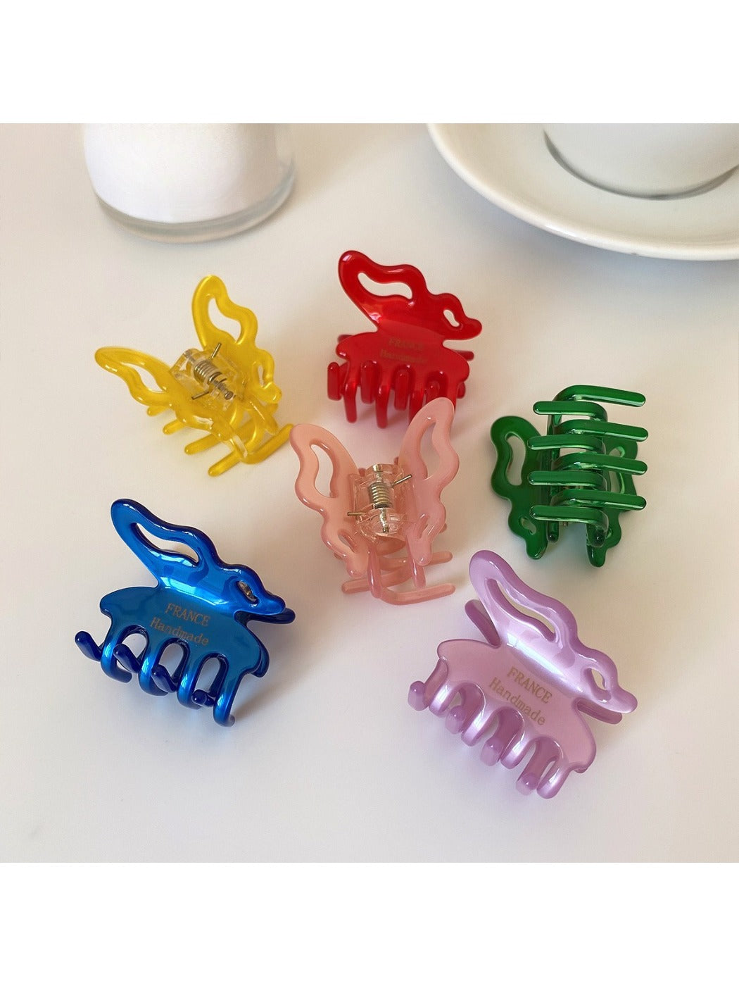 Beau - Colorful Butterfly Shape Acetate Hair Clip