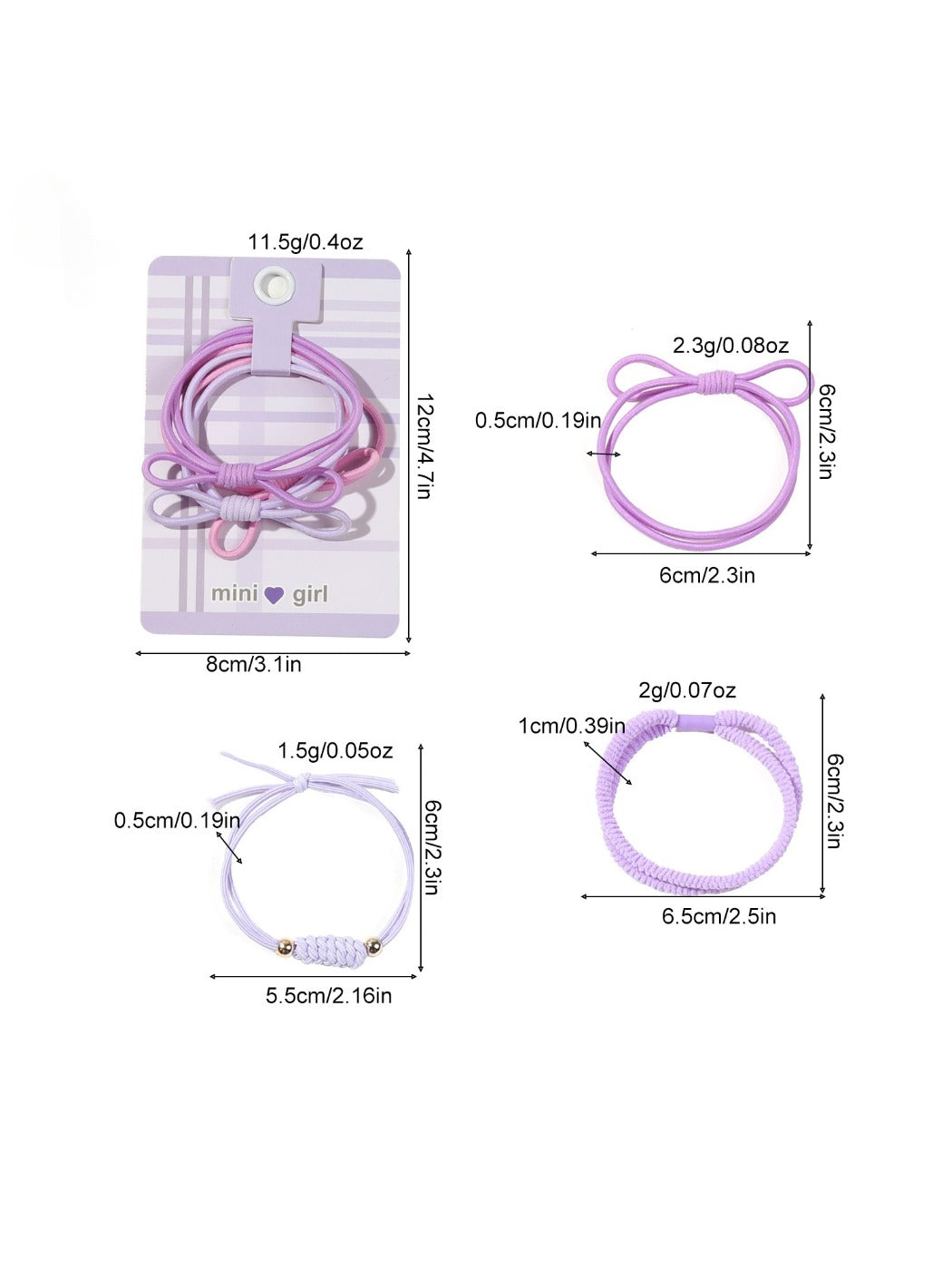 Gifty - Dopamine Colorful Rubber Bands