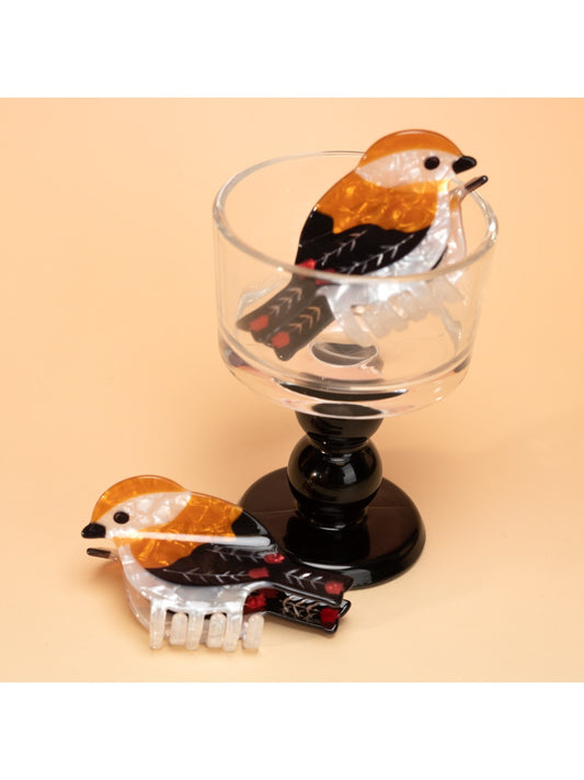 Beau - Cute Brown Bird Hair Clip