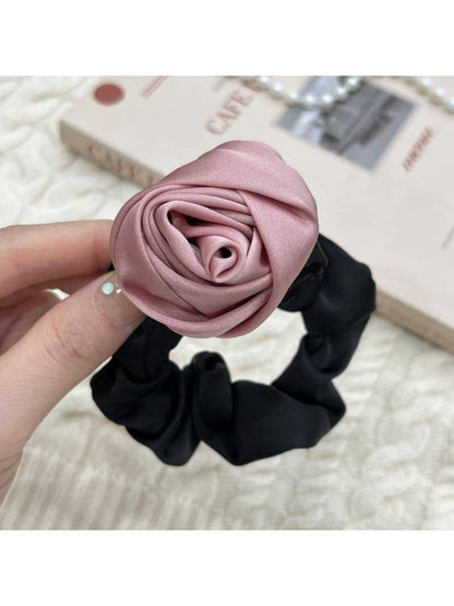 Gifty - Rose Flower Hair Ties Scrunchies Bun Accessories