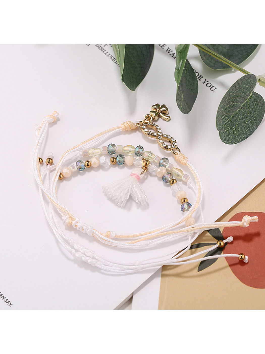 Lovra - Bohemian Beaded Tassel Bracelet
