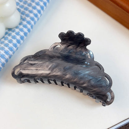 Beau - Scalloped Acrylic Styling Hair Claw Clip