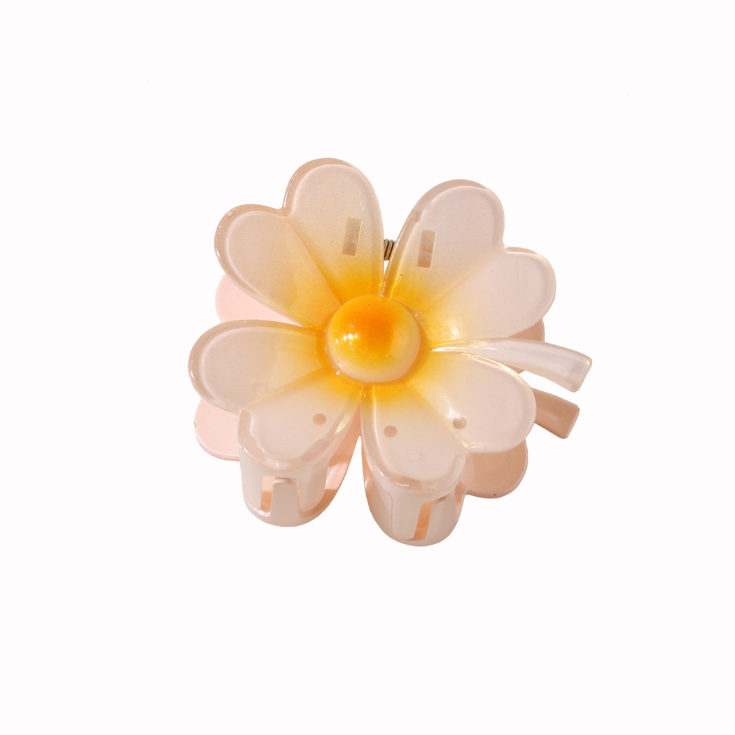 Beau - Layered Flower Petal Decorative Claw Clip