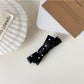 Beau - Polka Dot Satin Bow Duckbill Hair Clip