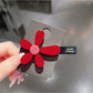Beau - Small Red Flower Hair Clip