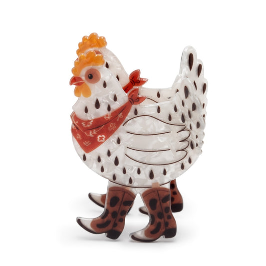 Beau - Cartoon Hen Design PVC Claw Clip