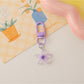Keypus - Cute Colorful Transparent Flower Shaped Keychain