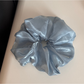 Gifty - Sheer Glossy Ruffle Polyester Scrunchie