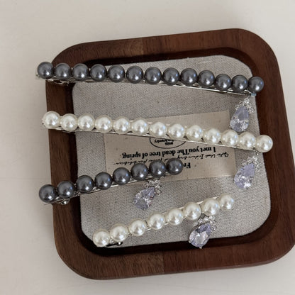 Beau - Elegant Dangle Beads Hair Clip