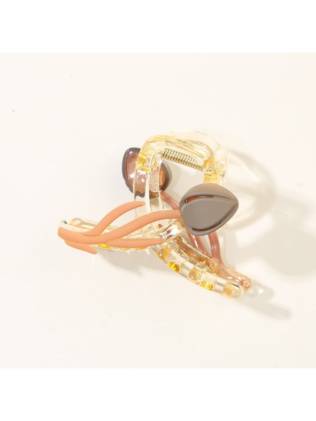Beau - Crisscross Tulip Shaped Hair Claw Clip
