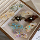 Beau - Sparkling Rhinestone Flower Hair Clips