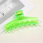 Beau - Clear Finish PC Geometric Hair Claw Clip