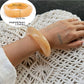 Lovra stylish round bracelet styled with casual outfit on model's wrist