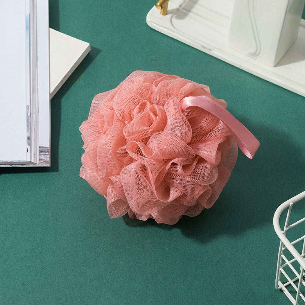 Papo - Soft Mesh Ribbon Hanger Lathering Bath Pouf