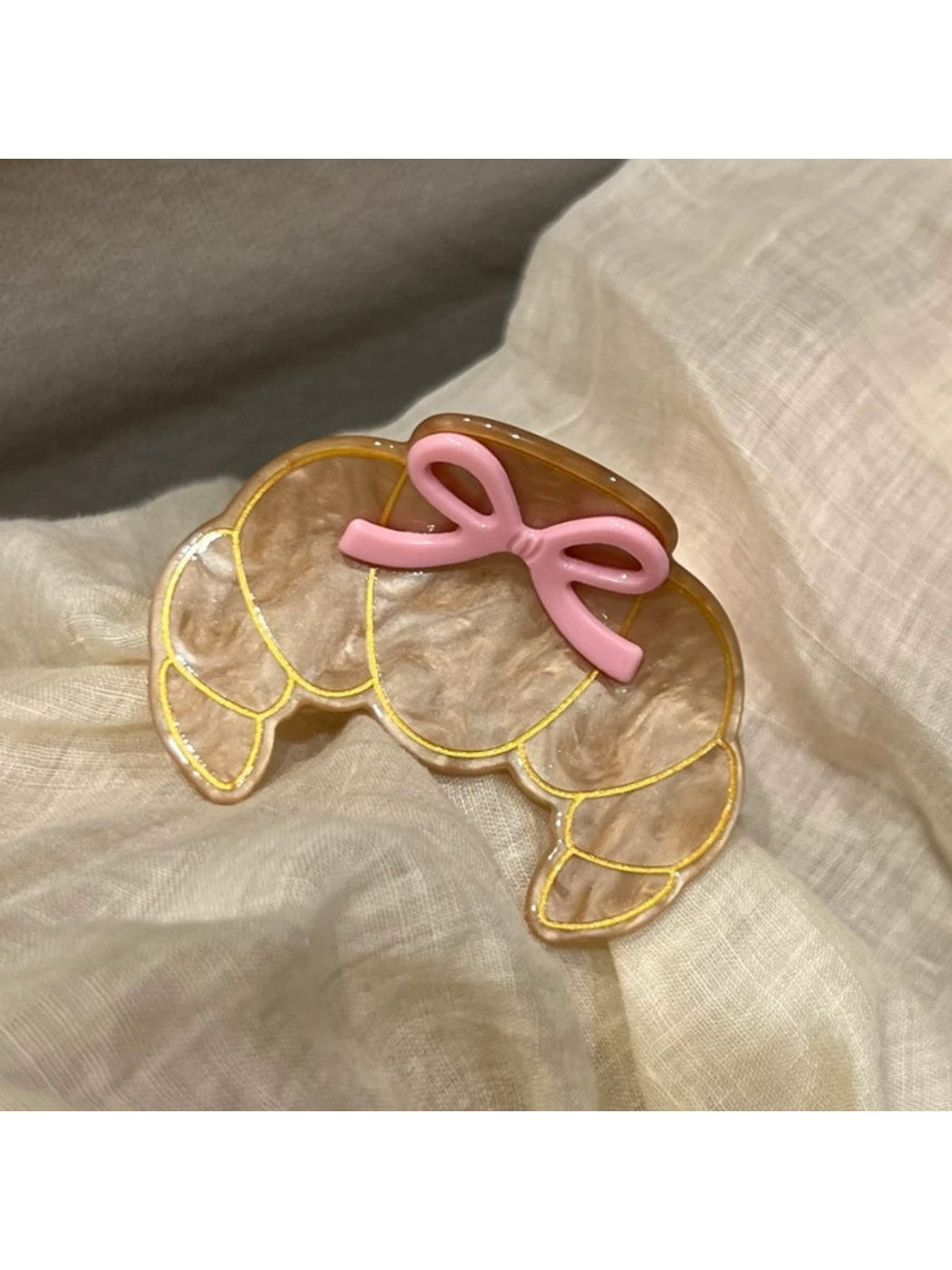 Beau - Croissant Shape Acetate Hair Claw Clip