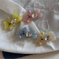 Beau - Cute Bear Oval Rhinestone Side Hair Clip