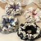 Gifty - Floral Lace Trim Scrunchie