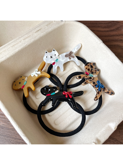 Gifty - Kitten Shape Hair Clip and Hair Tie