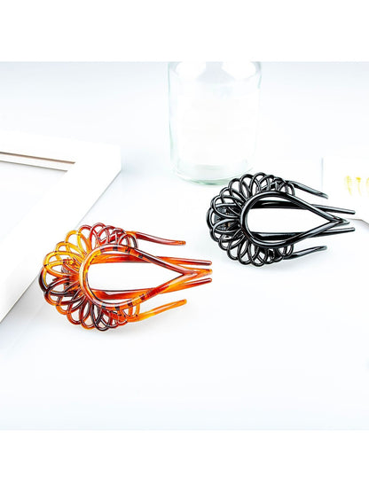 Beau - Vintage Openwork Duckbill Hair Claw Clip
