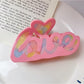 Beau - Love Flower Shaped Acetate Hair Clip