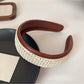 Gifty - Plaid Wide-Banded Headband