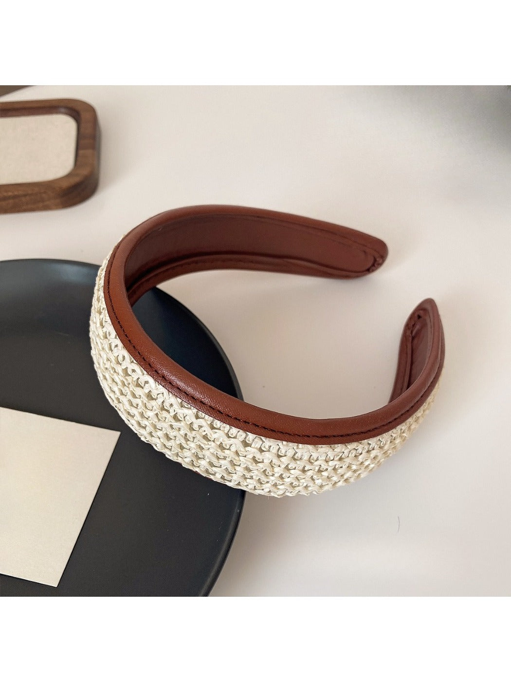 Gifty - Plaid Wide-Banded Headband