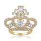 Brovia - Rhinestone Crown Alloy Fashion Brooch