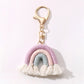 Keypus - Cute Rainbow Fringe Keychain