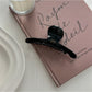 Beau elegant chic acetate claw clip packaged in branded box with logo