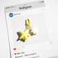 Keypus - Fun Solid Color Starfish Design Keychain