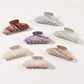Beau - Marbled Print Hair Claw Clip