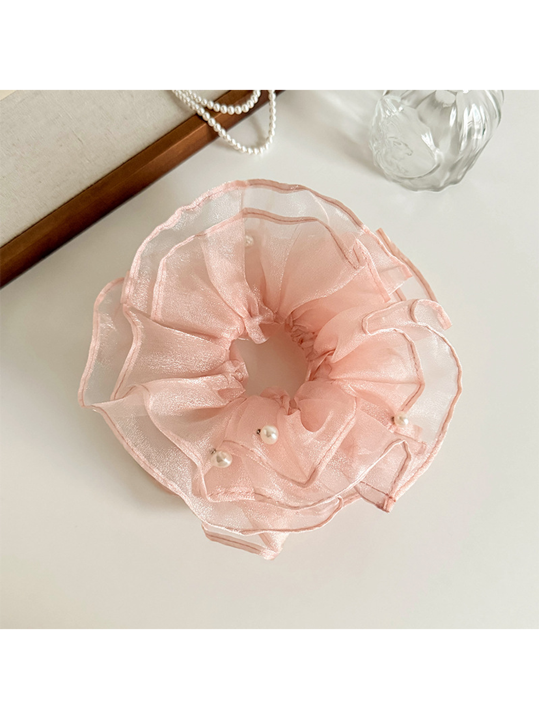 Gifty - Layered Organza Style Ponytail Scrunchie