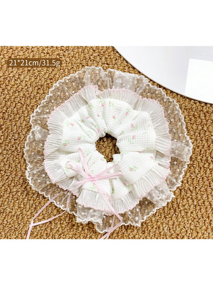 Gifty - Waffle Hair Ties Cute and Sweet Hair Accessories