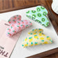Beau acrylic claw clip with colorful fruit print on translucent material