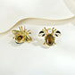 Earedge - Vintage Luxe Bee-Shaped Stud Earrings