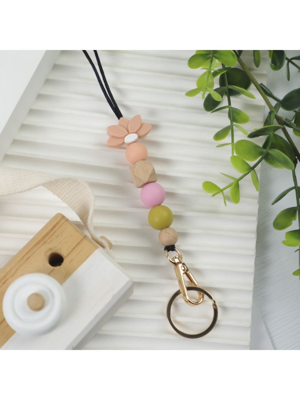 Keypus - Beautiful Lotus Pattern Silicone Keychain