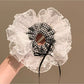 Gifty - Elegant Lace Polka Dot Scrunchie