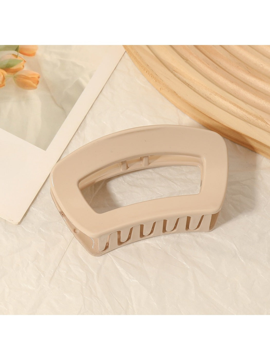 Beau - Artistic Solid Rectangle Hair Clip